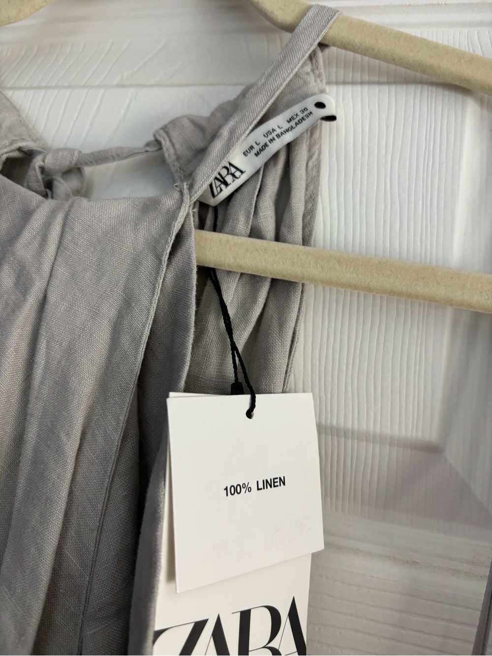 Zara Linen Halter Top & Linen Palazzo Pants - Picture 6 of 7